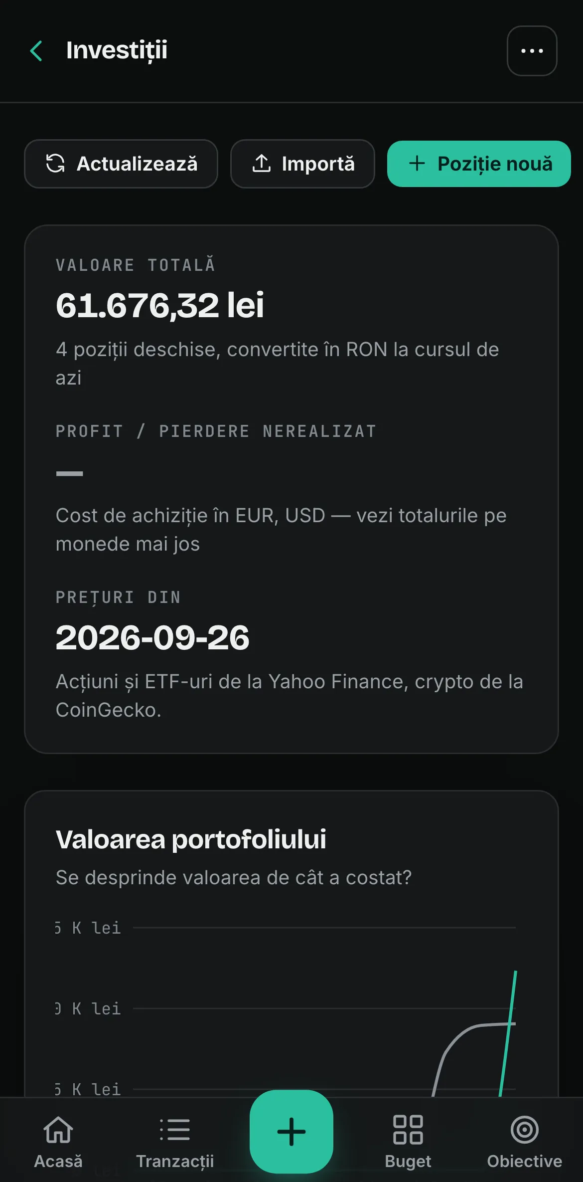 Investițiile din Spentalot pe iPhone: valoarea totală a portofoliului și de unde vin prețurile