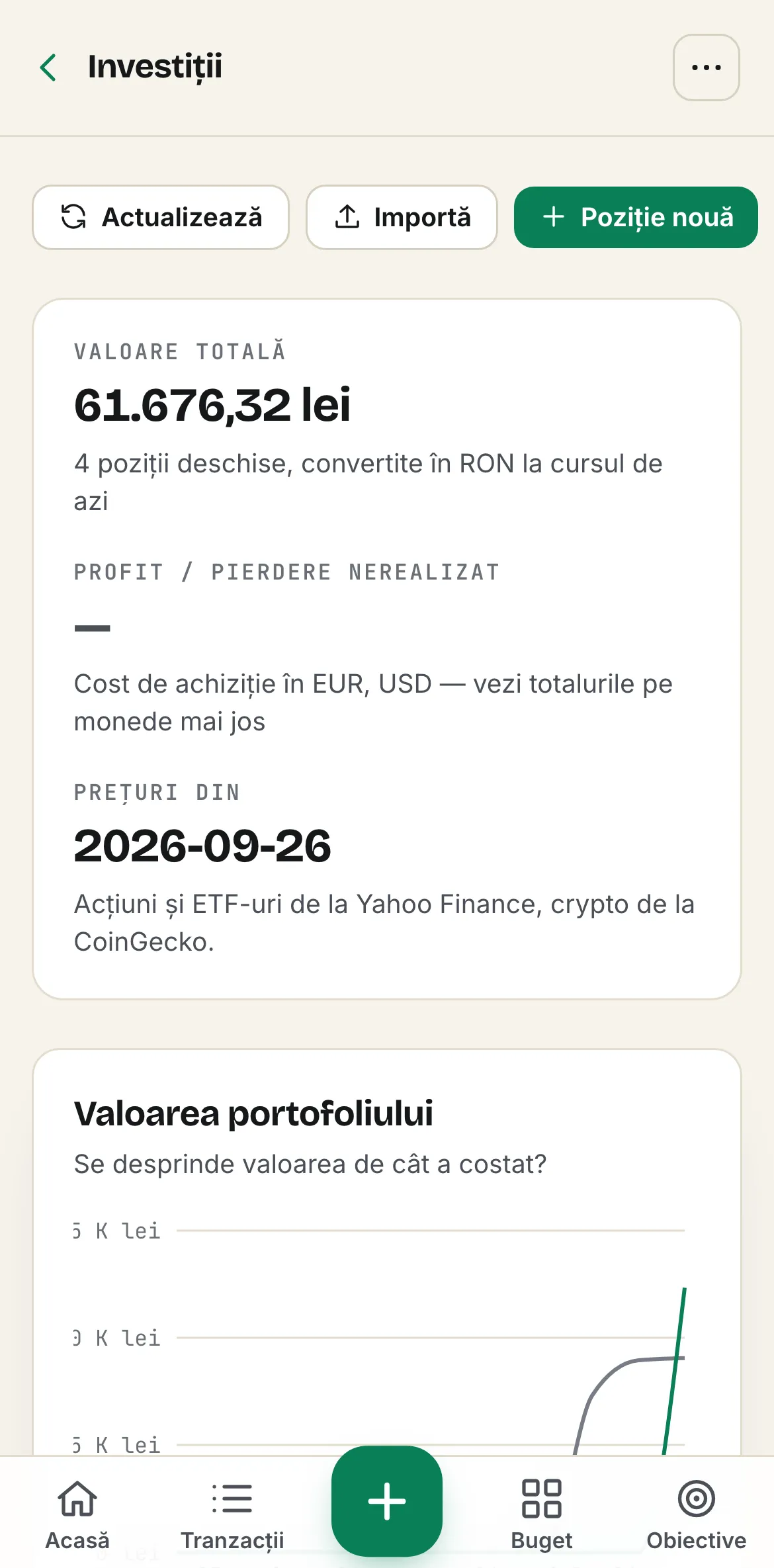 Investițiile din Spentalot pe iPhone: valoarea totală a portofoliului și de unde vin prețurile